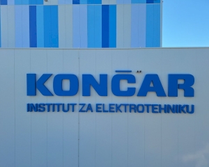 3D fasadni natpis za KONČAR – Institut za elektrotehniku